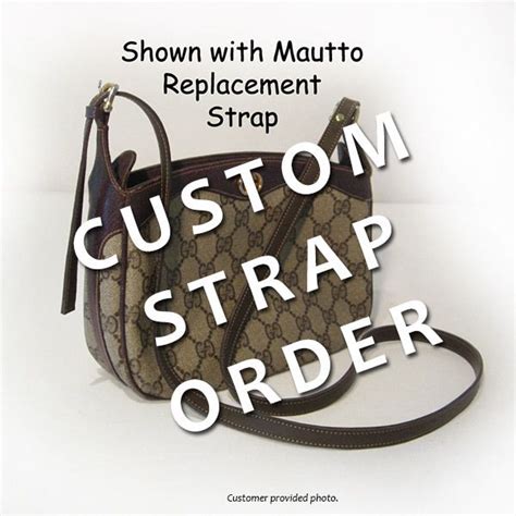 gucci bag signature strap|replacement straps for gucci handbags.